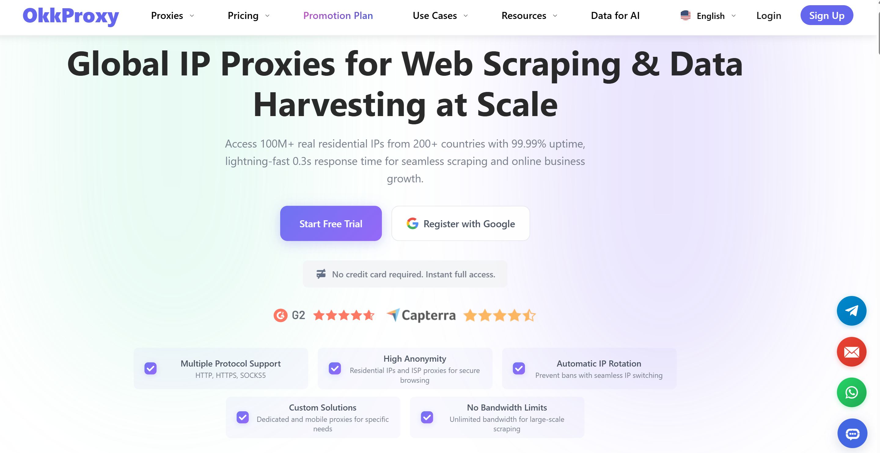 OkkProxy screenshot 2